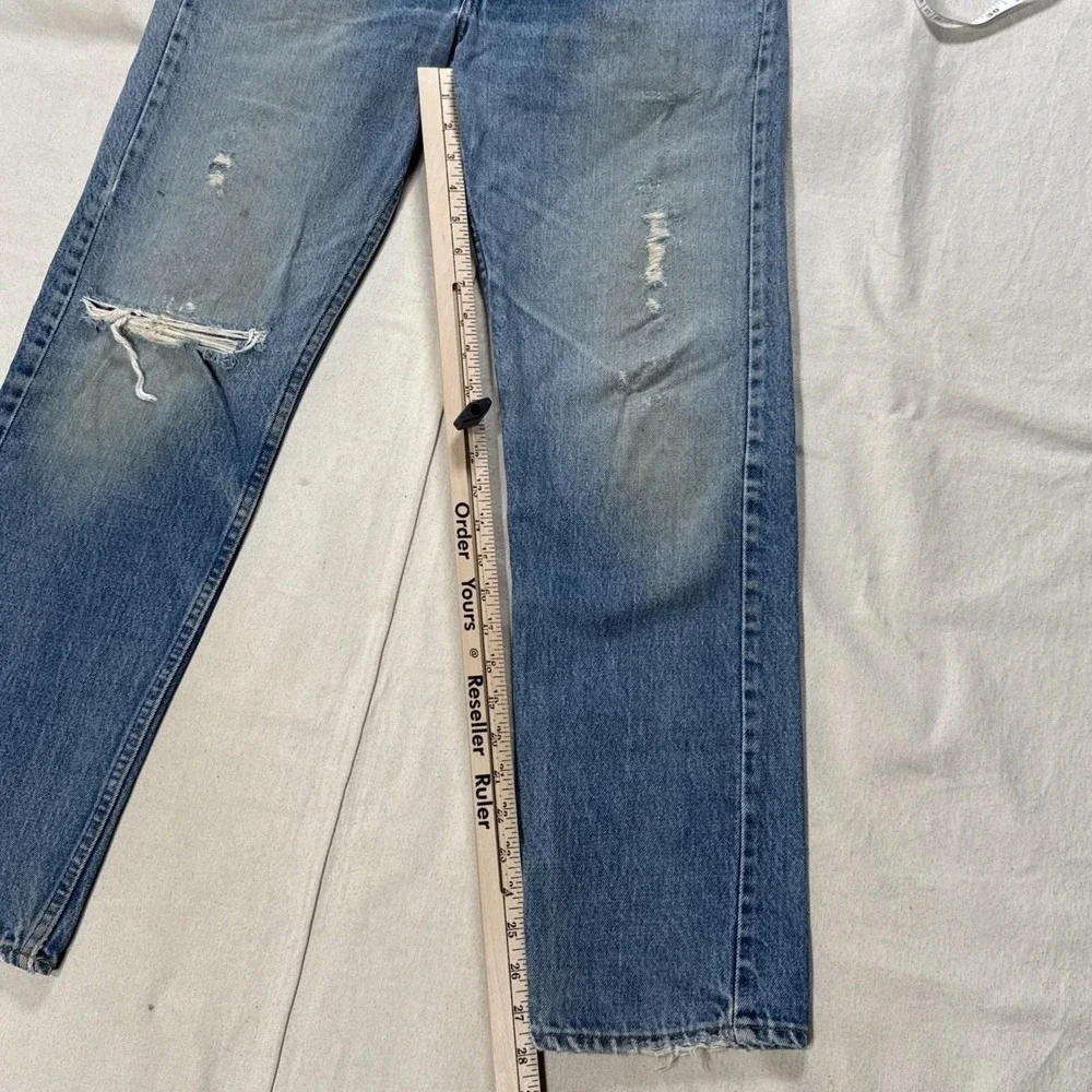Vintage Levis 501 Jeans Men's 32x30 Blue Made In USA 80s Distressed 1989